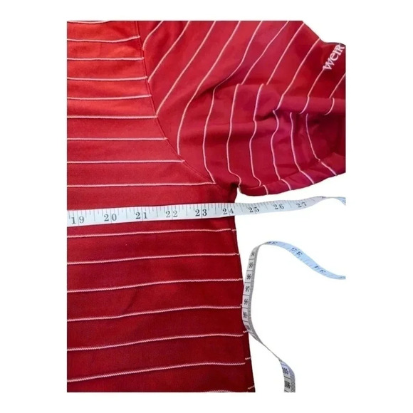 Weir Golf Red Stripped Polo - Picture 4 of 6